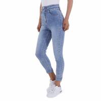 Damen High Waist Jeans von Gallop - L.blue