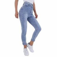 Damen High Waist Jeans von Gallop - L.blue