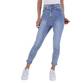 Damen High Waist Jeans von Gallop - L.blue