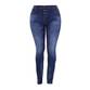 Damen High Waist Jeans von Gallop - blue