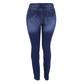 Damen High Waist Jeans von Gallop - blue