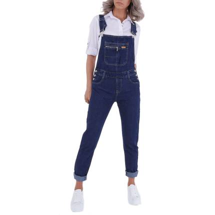 Damen Latzjeans von Gallop Gr. XS/34 - blue