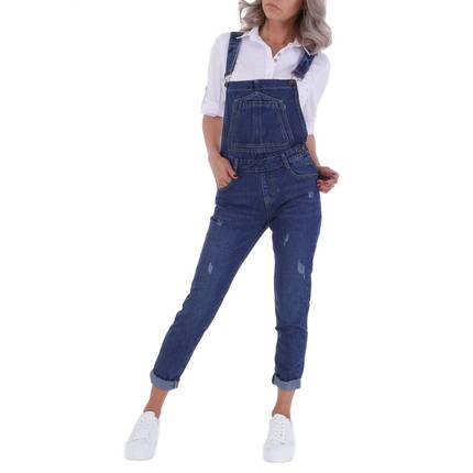 Damen Latzjeans von Gallop Gr. XS/34 - blue