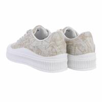 Damen Low-Sneakers - beige