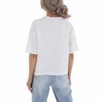 Damen T-Shirt von GLO-STORY - white