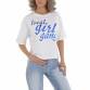 Damen T-Shirt von GLO-STORY - white