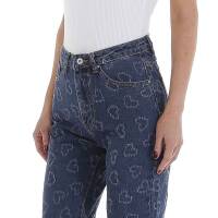 Damen High Waist Jeans von Laulia - blue