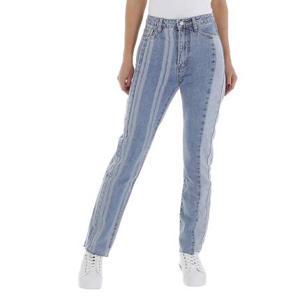 Damen Straight Leg Jeans von Laulia Gr. L/40 - L.blue