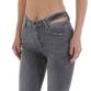 Damen Skinny Jeans von Laulia - grey