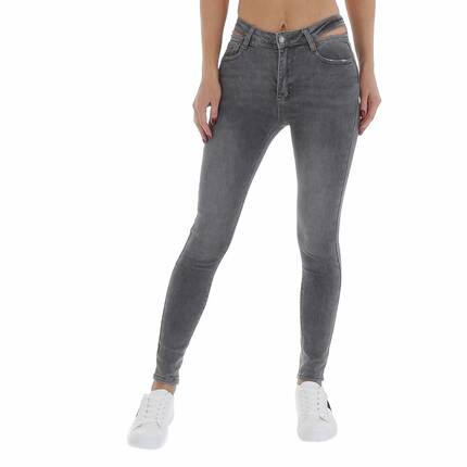 Damen Skinny Jeans von Laulia Gr. M/38 - grey