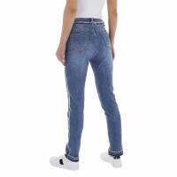 Damen High Waist Jeans von Laulia - blue