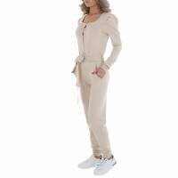 Damen Langer Jumpsuit von Emma & Ashley - beige