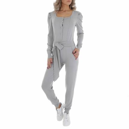 Damen Langer Jumpsuit von Emma & Ashley Gr. M/L - grey