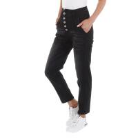 Damen High Waist Jeans von  - black