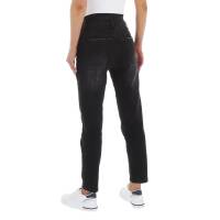 Damen High Waist Jeans von  - black