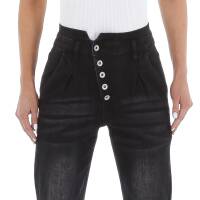 Damen High Waist Jeans von  - black