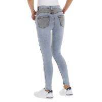 Damen High Waist Jeans von Denim Life - L.blue