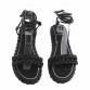 Damen Flache Sandalen - black