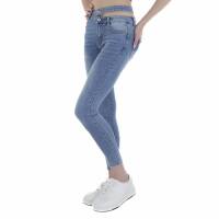 Damen High Waist Jeans von Laulia - blue