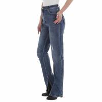 Damen High Waist Jeans von Laulia Gr.  - blue