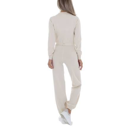 Damen Langer Jumpsuit von Emma & Ashley Gr. M/L - cream