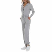 Damen Langer Jumpsuit von Emma & Ashley Gr. M/L - grey