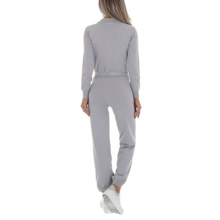 Damen Langer Jumpsuit von Emma & Ashley Gr. S/M - grey