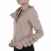 Damen Bikerjacke von Noemi Kent - beige