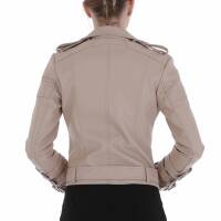 Damen Bikerjacke von Noemi Kent - beige