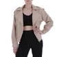 Damen Bikerjacke von Emma & Ashley - beige