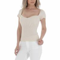 Damen T-Shirt von Emma & Ashley Gr. M/L - cream