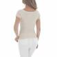 Damen T-Shirt von Emma & Ashley Gr. M/L - cream