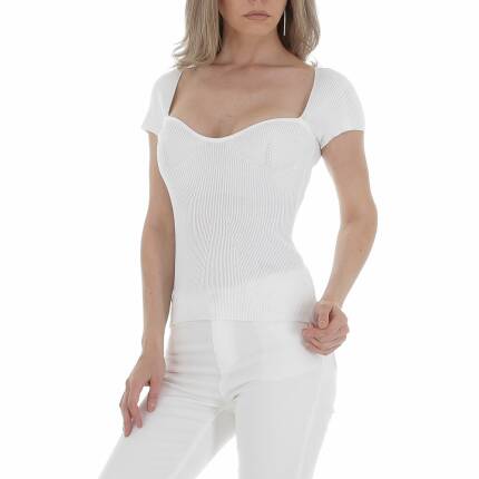 Damen T-Shirt von Emma & Ashley Gr. M/L - white