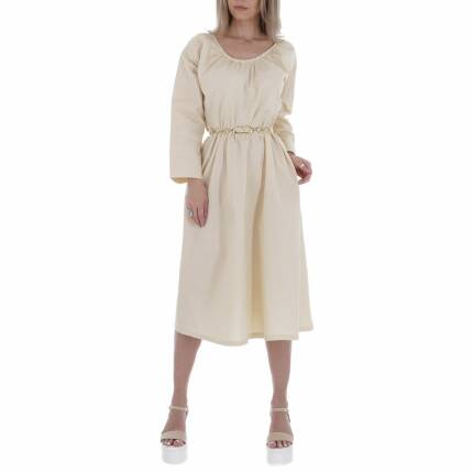 Damen Sommerkleid von JCL Gr. L/40 - cream