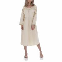 Damen Sommerkleid von JCL Gr. L/40 - cream