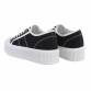 Damen Low-Sneakers - black