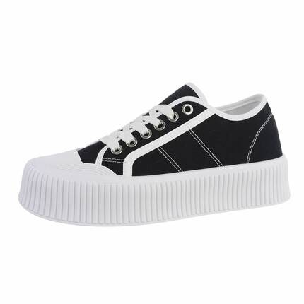 Damen Low-Sneakers - black Gr. 36