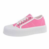 Damen Low-Sneakers - rosered