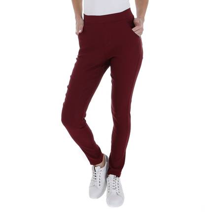 Damen Skinny-Hose von MISS CAPRI Gr. XS/S - wine