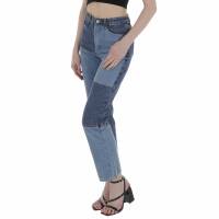 Damen High Waist Jeans von Laulia - blue