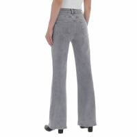 Damen Bootcut Jeans von Laulia - grey