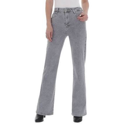 Damen Bootcut Jeans von Laulia Gr. M/38 - grey