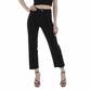 Damen High Waist Jeans von Laulia - black