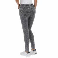 Damen High Waist Jeans von GALLOP - grey