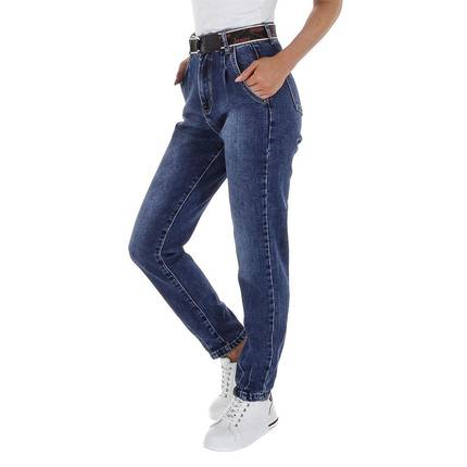 Damen High Waist Jeans  von GALLOP Gr. L/40 - DK.blue