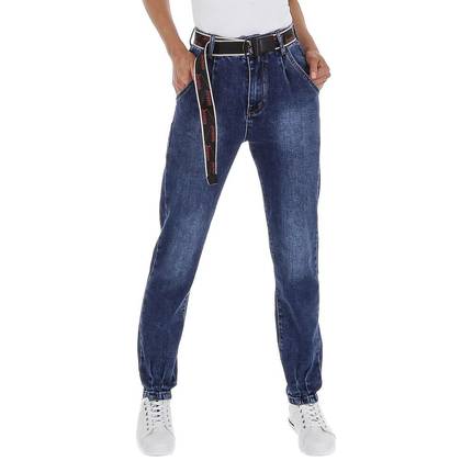 Damen High Waist Jeans  von GALLOP Gr. XS/34 - DK.blue