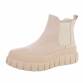 Damen Chelsea Boots - beige Gr. 39