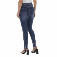 Damen High Waist Jeans von Laulia - blue