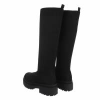 Damen Overknee-Stiefel - black