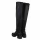 Damen Overknee-Stiefel - blackpu